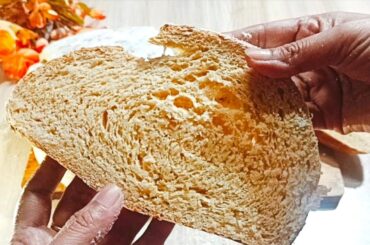 3 Simple INGREDIENTS to Make DELICIOUS Homemade whole wheat Bread