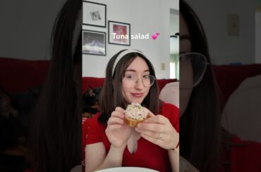 I’m literally obsessed with tuna rn #lunchideas #easylunchrecipe #highprotein #healthy