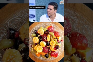 Akshay Kumar's Favourite Healthy Fruit Salad Recipe #shorts #trending ##viralvideo #ytshorts #recipe