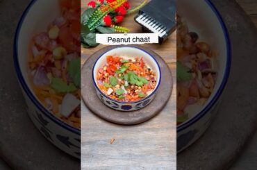 5 minutes healthy snacks | Peanut chaat recipe #ashortaday #shortaday #peanutchaat #healthysnacks