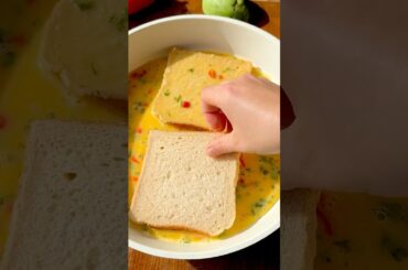 One-Pan Egg and Avocado Toast #onepaneggtoast #asmrcooking