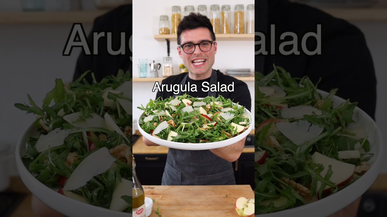 Arugula Salad with apples and walnuts Arugula Salad with apples and walnuts