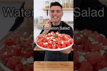 Watermelon salad (summer salad favorite)