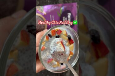 Chia Pudding for Weight loss #shortsfeed #shorts  #chiaseedsforweightloss