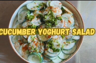 Refreshing CUCUMBER Yogurt Salad Recipe  @Comforting Belly