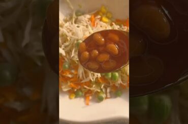 Healthy Salad Recipe #shorts #asmr #saladrecipe #healthy #salad #easyrecipes #food