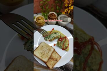 Egg Spinach Omlette | Healthy Breakfast #healthybreakfast #healthyfood @Shivamdadhaba