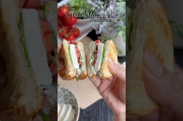 Wake up to fresh Basil and Mozzarella #breakfast #healthyfood #fyp #quickrecipe #food #healthy