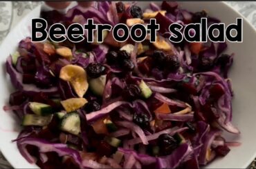 The best way to eat beetroot | healthy salad  #healthysalad #beetrootsalad