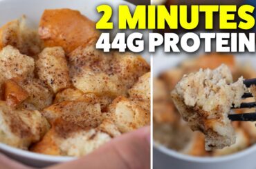 Protein Bread Pudding | Quick & Easy Microwave Dessert Recipe