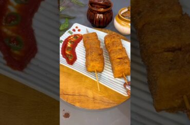 5 minutes Bread snacks | potato bread sticks | New Resipe | #shorts #snacks