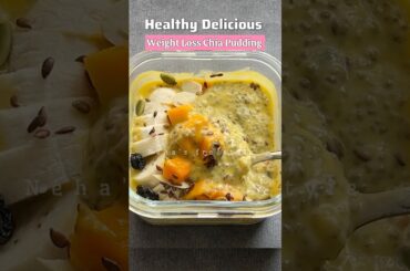 Healthy Delicious Chia Pudding for Weight Loss| Chia Pudding #shorts #weightloss #recipe #chiaseeds