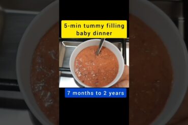 Baby food/Easy 5 mins super healthy dinner recipes for babies #8monthbabyfood