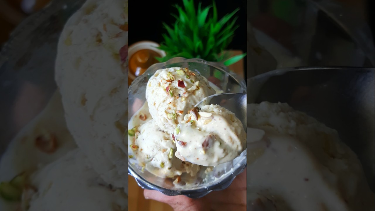 High-Protein Ice Cream with Dry Fruits | Homemade Dry Fruit Ice Cream High-Protein Ice Cream with Dry Fruits | Homemade Dry Fruit Ice Cream