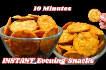 Instant Storable Snacks Recipe | Easy Snacks To Make At Home | Quick & Easy