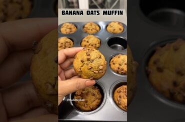 Quick snacks idea for toddler/ Banana oats muffin #quicksnacksrecipe #shorts #toddlerfood #momlife