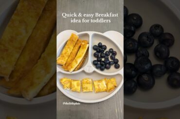 Quick breakfast idea #toddlerfoodideas #toddlerrecipes #quickbreakfastrrecipe #shorts #indianvlogger