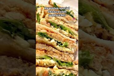 Chicken club sandwich  #shorts #clubsandwichrecipe #shortsviral