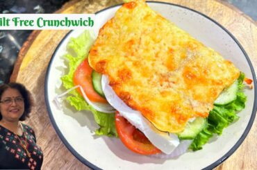 No Bread, No oil Sandwich / Sweet Potato Cheese delight / Healthy Recipe