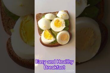 Easy and Healthy Breakfast #healthyfood #vegetarianmeals #weightlossmealplans