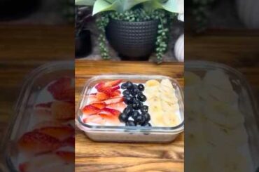 Easy & Healthy Overnight Oats Recipe/ Healthy breakfast recipe#oats #healthyfood #shorts