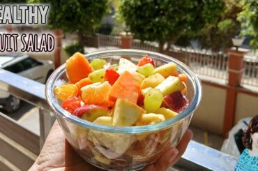 HEALTHY Market Style Fruit Salad | Fruit Chaat Recipe | Fruits Recipe | Healthy Breakfast Ideas