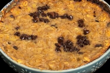 Healthy & Delicious: Peanut Butter Banana Baked Oats for Busy Morning