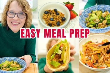 Healthy MEAL PLAN Full Day Meal Prepping 4 EASY RECIPES You Will Love!