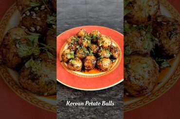 Korean Potato Balls | Healthy Snacks Recipe #shorts #potato #korean #recipe #healthy #snacks