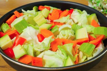 My Grandmother Lost 10 Kg. Burn Belly Fat. Healthy Diet. Cabbage Recipe.