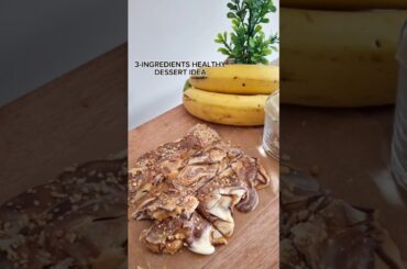 3-INGREDIENTS HEALTHY DESSERT #healthyrecipes #dessert #asmr #recipe #shorts #fyp #health #viral