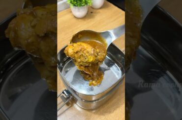 Lunch Recipe Chicken kulambu n Rice| snacks n fruit #shortsfeed #lunchideas #lunchbox