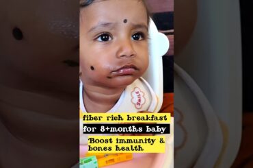 Healthy breakfast recipe for 8+months baby #babyfood #shortsfeed #trending #weightgain #ytshorts