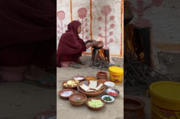 Ramadan Special Vegetable Sandwich Recipe for Iftar by a Villager Sister | Village Style Sandwich