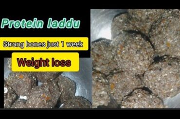 Protein laddu|Energy laddu|skin&hair healthy snack recipe|snacks|strong bones just1week #viralvideo