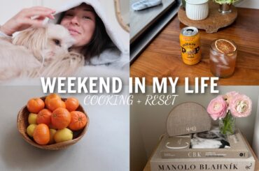 back home after traveling, healthy dinner recipe, relaxing Saturday morning, etc!