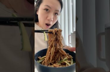 Homemade Jajangmyeon (healthy version) #foodie #cooking #recipe #healthyfood #healthy #foodlover