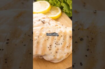 5 Minute Healthy Chicken Wrap Recipe!  #food #cooking #easynutrition #socialmediamagic