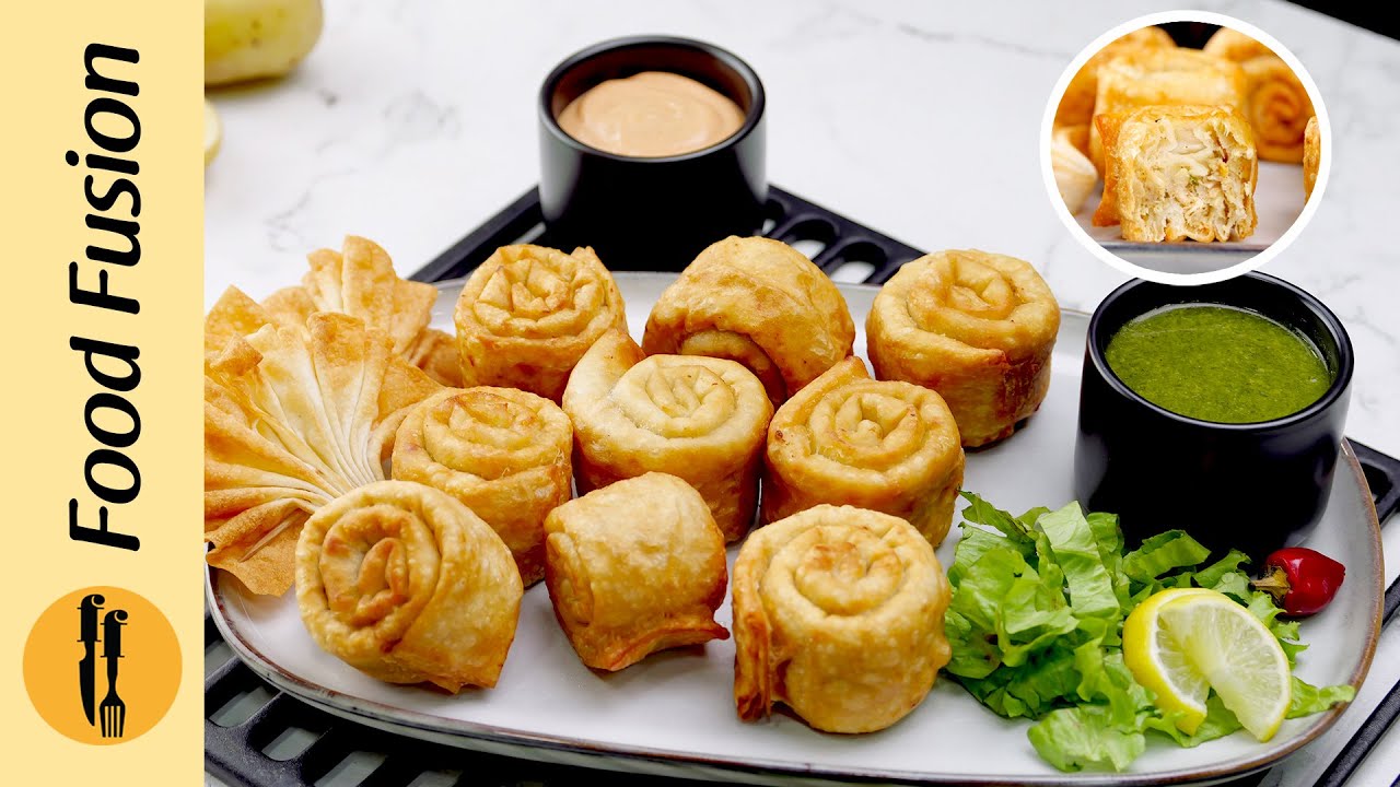 Spring Roll Pinwheels Ramadan Special Recipe by Food Fusion Spring Roll Pinwheels Ramadan Special Recipe by Food Fusion