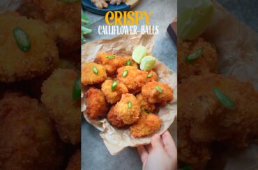 Cauliflower "Wings" That Will Blow Your Mind!|#shorts #cauliflower #crispysnacks