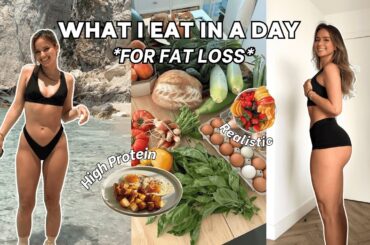 What I eat in a day for MAXIMIZING FAT LOSS