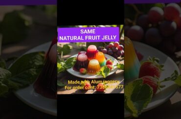 Same Natural fruit jelly #food #desart #sweet #jelly #pudding #tasty #healthy #smoothie #trending