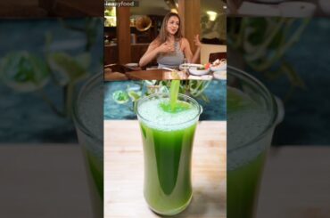 Malika Arora's SECRET Green Juice Recipe for a HEALTHY Lifestyle! #shorts #malikaarora