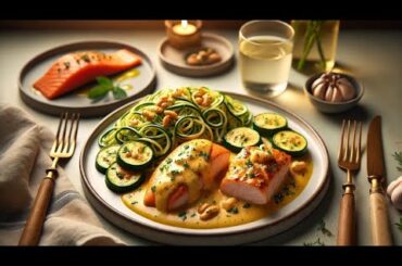 Weight Loss Dinner Recipes, healthy Marry Me chicken, Zucchini Noodles, Garlic Butter Salmon,