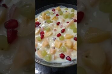 Fruit Custard Recipe|Fruit Salad|Healthy Dessert Recipe|Unique world|