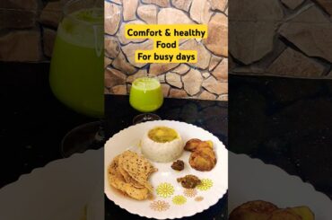 Comfort Food for busy days#comfortfood #healthy #dalrice #dal #rice #lunch #dinner #summer #marathi