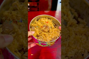 Sunday special Lunchbox recipe: Briyani with chicken gravy #shortsfeed #lunchideas #lunchbox #lunch