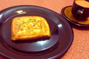Ramadan Sehri Recipe, Egg Bread Omelette | Healthy Breakfast Idea, Easy Fast Breakfast Recipe