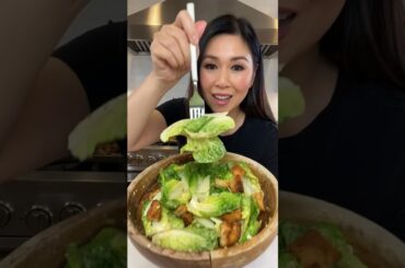 Authentic Caesar Salad with Baked Croutons | MyHealthyDish