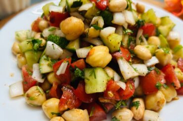 Protein Salad Recipe |Chickpea Salad | Healthy Salad Recipe| High Protein Salad| How To Make salad |